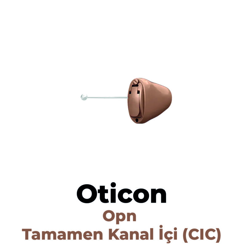 Oticon Opn Tamamen Kanal İçi (CIC) İşitme Cihazı