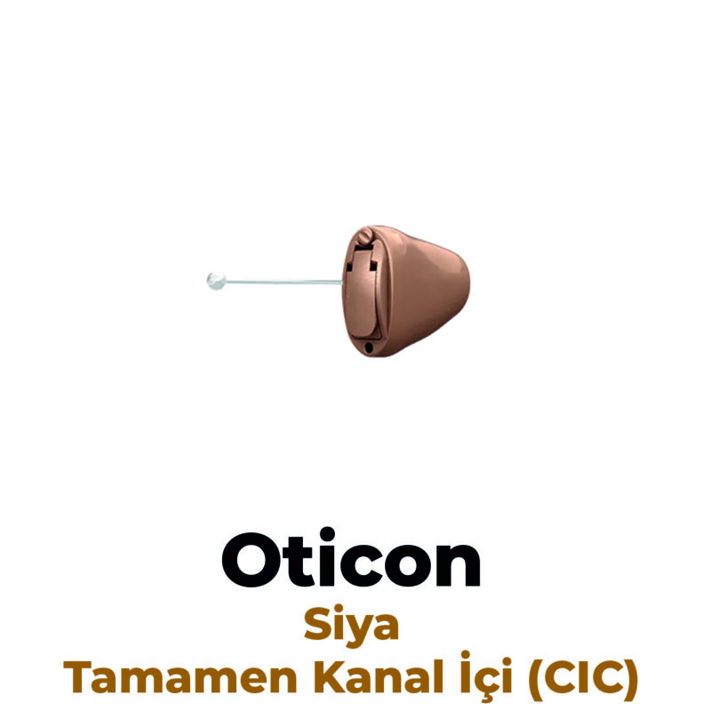 Oticon Siya Tamamen Kanal İçi (CIC) İşitme Cihazı